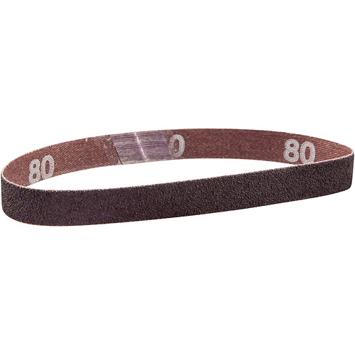 Metalite&reg; Cloth File Sanding Belt, 1/2" W x 12" L, Aluminum Oxide, 100 Grit Par Equipment