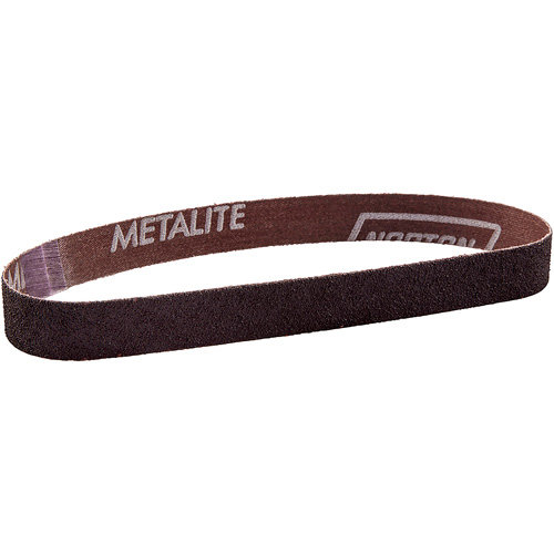 Metalite&reg; Cloth File Sanding Belt, 3/4" W x 20-1/2" L, Aluminum Oxide, 60 Grit Par Equipment