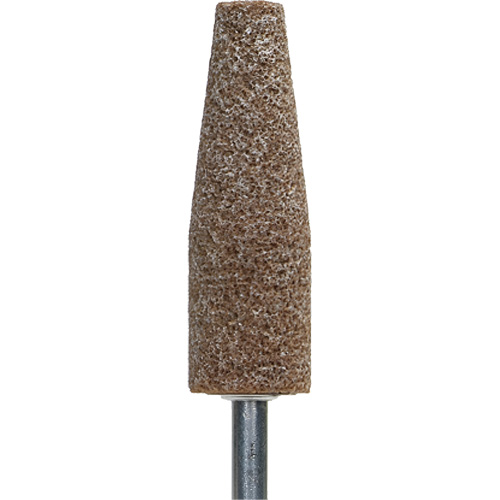 Gemini Vitrified Bond Mounted Point, A38, Aluminum Oxide, 1-1/2" Dia., 1-1/2" L, 60 Grit Par Equipment