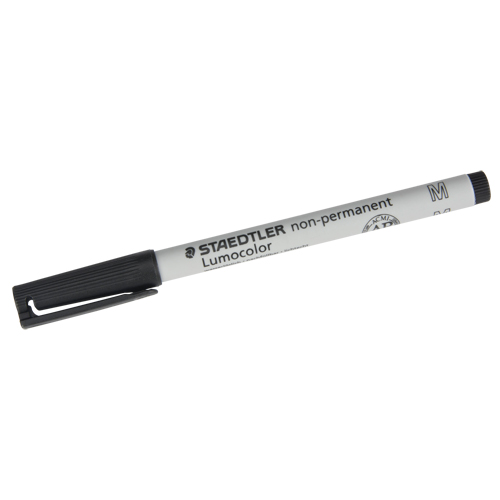 Lumocolor&reg; Non Permanent Medium Tip Black Marker Par Equipment