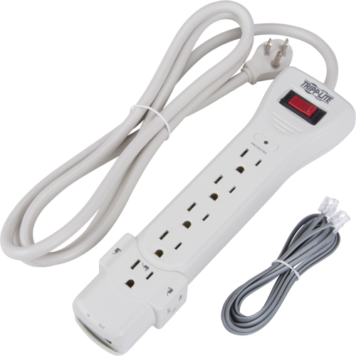 Protect-It Surge Suppressors, 7 Outlets, 1080 J, 1800 W, 6' Cord Par Equipment
