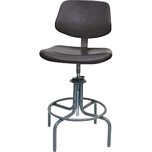 600 Series Rectangular Stool with Back , Mobile, Adjustable Height, 250 lbs. Capacity Par Equipment