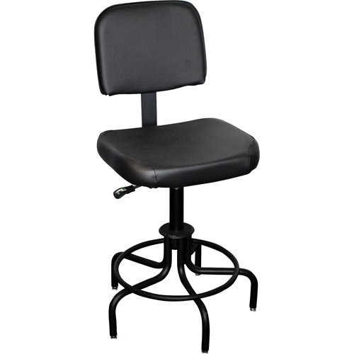 6000 Series Stool with Back, Stationary, Adjustable Height, 250 lbs. Capacity Par Equipment