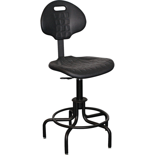 6000 Series Stool with Back, Stationary, Adjustable Height, 250 lbs. Capacity Par Equipment