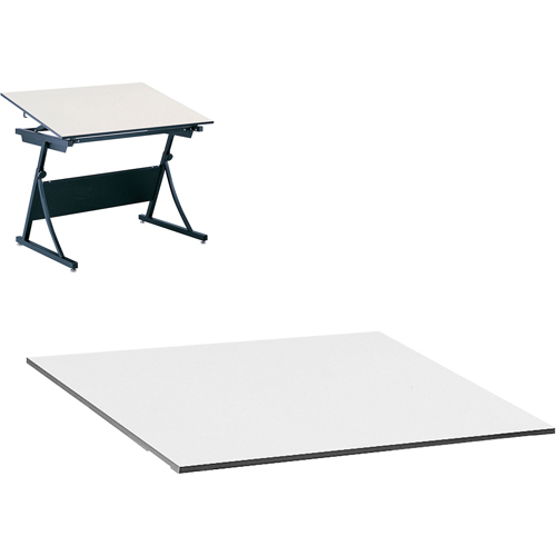 Dessus de table Planmaster, 60" la x 3/4" h, Blanc Par Equipment