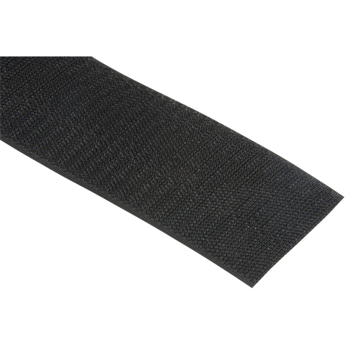 Bande d'attaches, Crochet, 50 vg x 2", Cousu, Noir Par Equipment