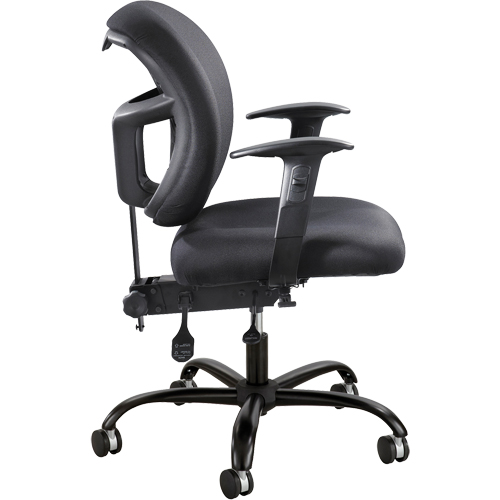 Alday Intensive Use 24/7 Task Chairs, Nylon, Black, 500 lbs. Capacity Par Equipment