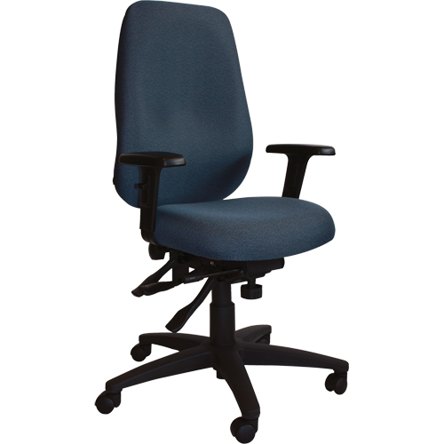 Cierra Petite Series Ergonomic Chairs, Fabric, Blue, 300 lbs. Capacity Par Equipment