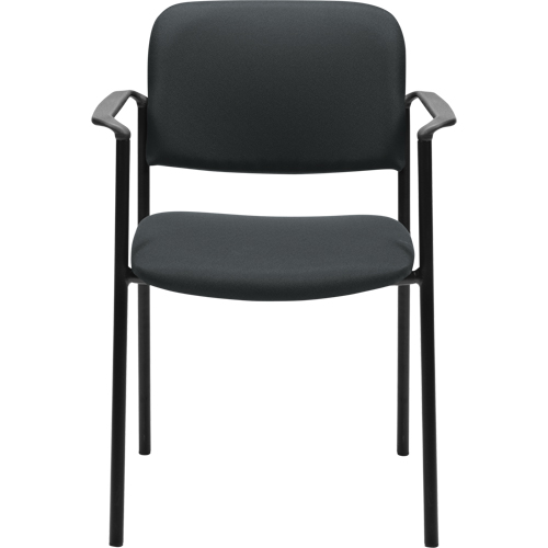 Chaises empilables, Tissu, Hauteur 32", Capacit&eacute; 300 lb, Charbon Par Equipment