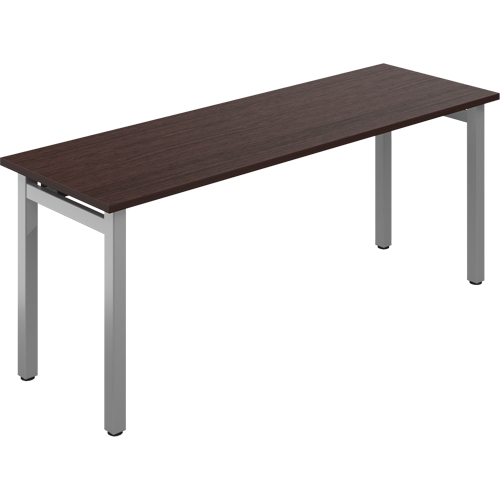 Ionic Desk Tables, 72" W x 29" H, Dark Brown Par Equipment