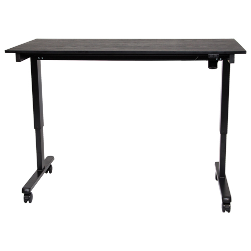 Bureau ajustable pour travail debout, , 45-1/4" h x 29-1/2" p, Noir Par Equipment
