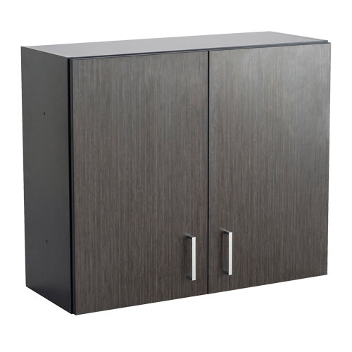 Armoire modulaire murale, 30" h x 36" la x 15" p, 1 tablettes, M&eacute;lamine, Nuit d'Asie/noir Par Equipment