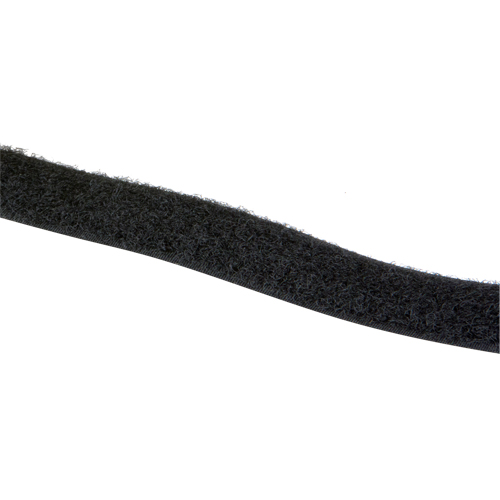 Ruban d'attaches, Boucle, 25 vg x 1", Cousu, Noir Par Equipment