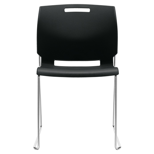 Chair, Plastic, 32-1/2" High, 300 lbs. Capacity, Black Par Equipment