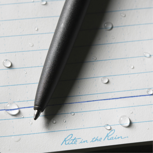 All-Weather Metal Pen, Blue, 0.8 mm, Retractable Par Equipment