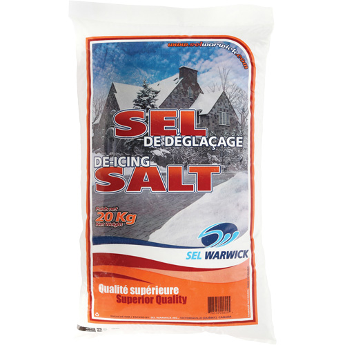 Ice Melting Salt, 44.1 lbs. (20 kg), Bag, -10°C (14°F) Par Equipment