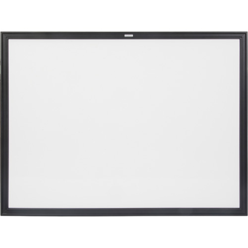 Black MDF Frame Whiteboard, Dry-Erase/Magnetic, 48" W x 36" H Par Equipment