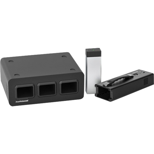 Base de poste de recharge KwikBoost EdgePower pour 3 batteries Par Equipment