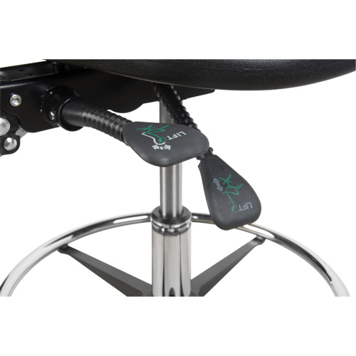 Tabouret robuste et ergonomique, Mobile, Ajustable Hauteur, Capacit&eacute; 250 lb Par Equipment