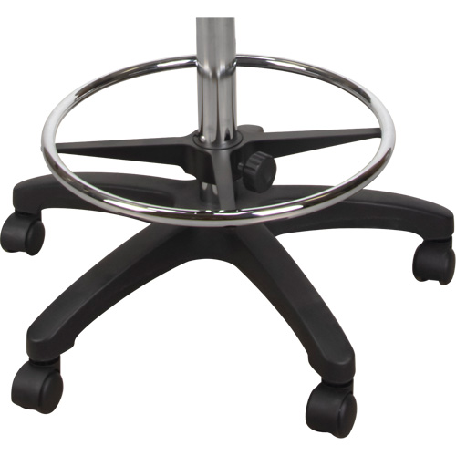 Tabouret robuste et ergonomique, Mobile, Ajustable Hauteur, Capacit&eacute; 250 lb Par Equipment