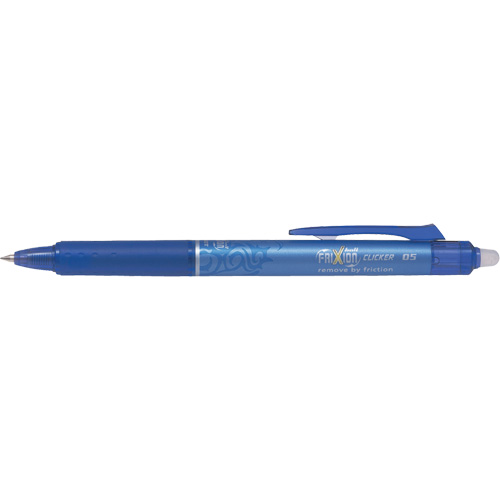 Stylo &agrave; cliquet Frixion Point, Bleu, 0,5 mm, R&eacute;tractable Par Equipment