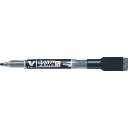 Marqueur effaçable &agrave; sec Vboard Master S avec efface, Bleu, Pointe Fin Par Equipment
