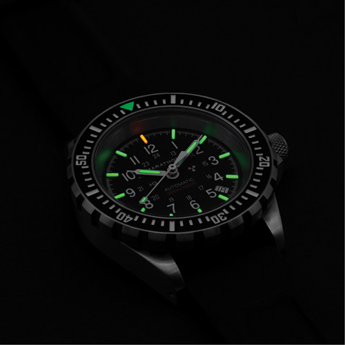 Large Diver's Automatic Watch, Digital, Battery Operated, 41 mm, Black Par Equipment