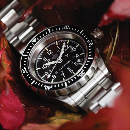 Grey Maple Large Diver's Automatic Watch with Stainless Steel Bracelet, Digital, Battery Operated, 41 mm, Silver Par Equipment