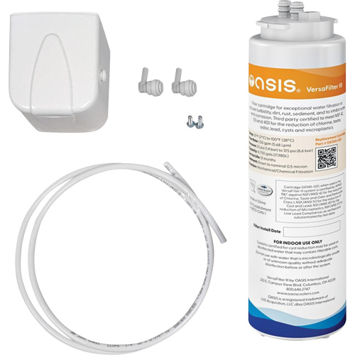 Trousse de filtre universel Versafilter III, Utilize avec Abreuvoirs OASIS/Remplisseurs de bouteille OASIS Par Equipment