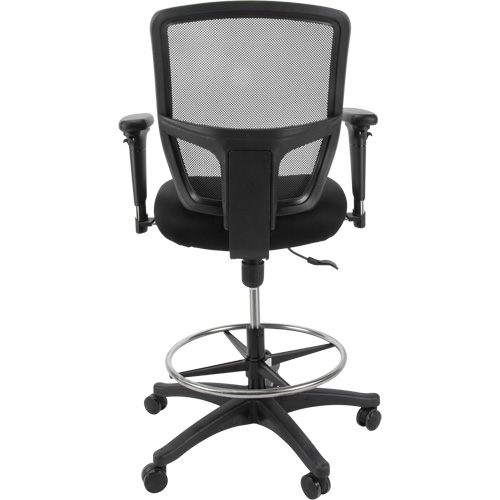 Tabouret de travail en maille, Mobile, Ajustable Hauteur, Capacit&eacute; 450 lb Par Equipment