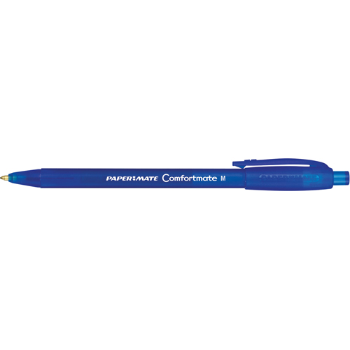 Ballpoint Pens, Blue, 1 mm, Retractable Par Equipment