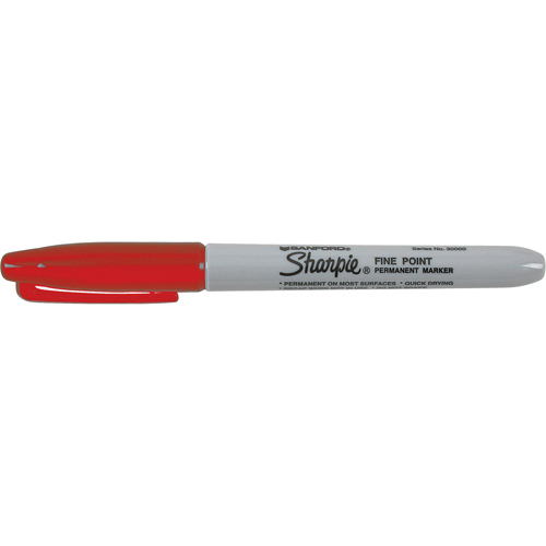 Permanent Markers - #15, Fine, Red Par Equipment