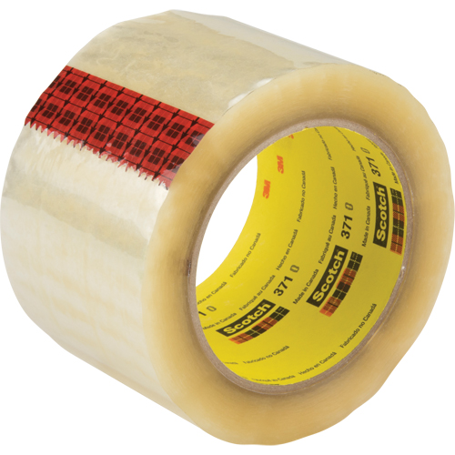 Ruban pour sceller les boîtes Scotch 371, Adh&eacute;sif Thermofusible, 1,9 mils, 36 mm (1-1/2") x 914 m (2998') Par Equipment