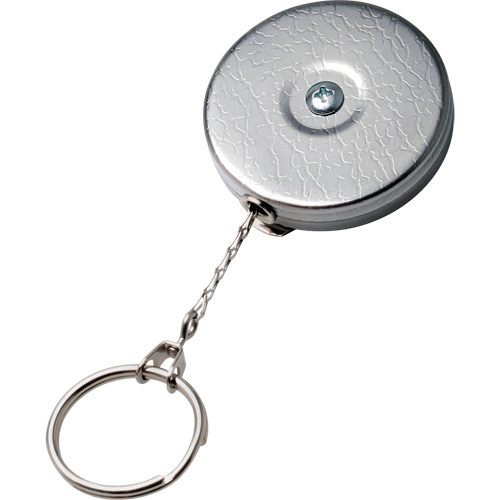 Original Series Retractable Keychain, Chrome, 24" Cable, Belt Clip Attachment Par Equipment