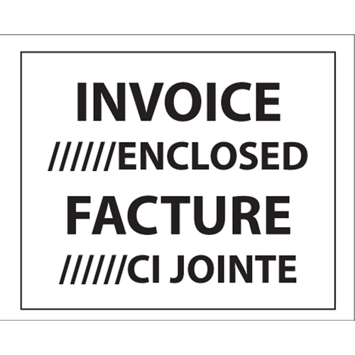 Packing List Envelopes, 4" L x 5" W, Backloading Style Par Equipment