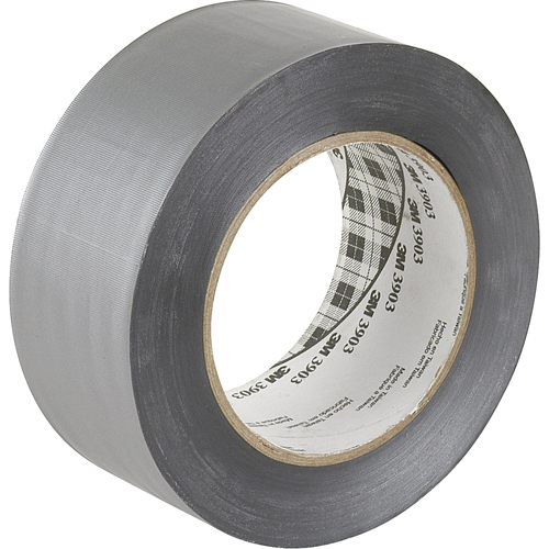 Rubans adh&eacute;sifs en vinyle 3903, 50 mm (2") la x 45,5 m (149,25') lo, 6,3 mils, Gris Par Equipment