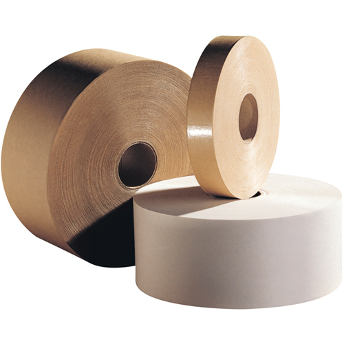 Gummed Tape - Standard Tapes, 75 mm (2-95/100") x 183 m (600'), Kraft Par Equipment