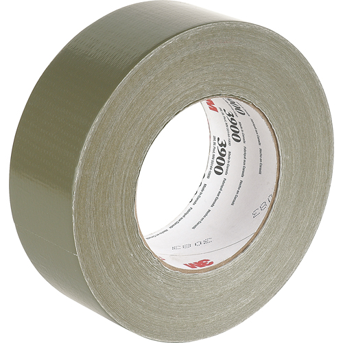 3900 Multi-Purpose Duct Tape, 8 mils, Olive, 48 mm (2") x 55 m (180') Par Equipment
