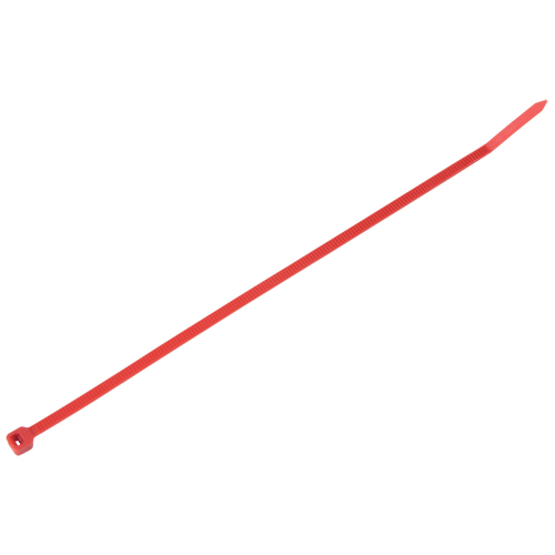 Intermediate Cable Ties, 8" Long, 40 lbs. Tensile Strength, Red Par Equipment