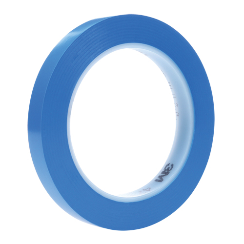 471 Vinyl Tape, 25.4 mm (1") W x 32.9 m (108') L, 5.3 mils, Blue Par Equipment