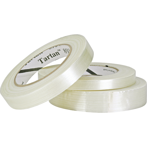 Tartan 8934 Filament Tape, 4 mils Thick, 12 mm (1/2") x 55 m (180')  Par Equipment