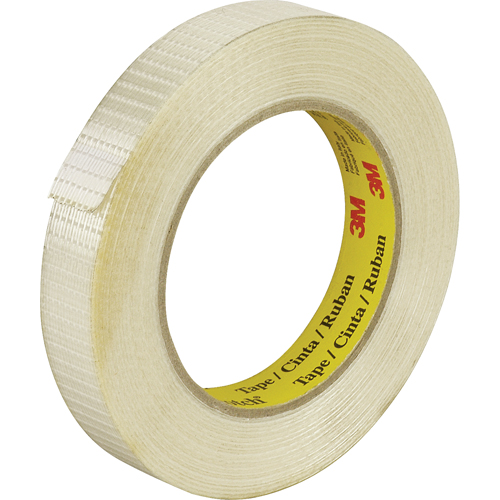Scotch&reg; Bi-Directional Filament Tape 8959, 5.7 mils Thick, 19 mm (3/4") x 50 m (164')  Par Equipment
