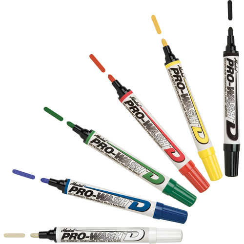 Paint-Riter&reg;+ Water Removable Paint Marker, Liquid, Red Par Equipment