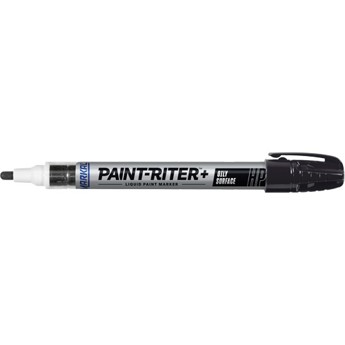 Paint-Riter&reg; + Oily Surface Marker, Liquid, Black Par Equipment