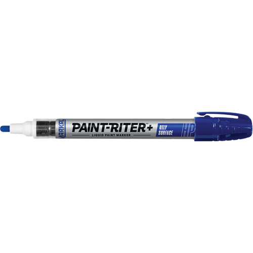 Paint-Riter&reg; + Oily Surface Marker, Liquid, Blue Par Equipment