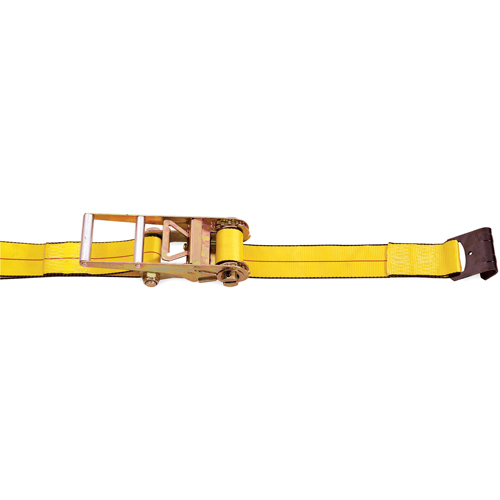 Tendeurs d'arrimage &agrave; cliquet, Crochet plat, 3" , 30' , Charge d'utilisation max. 5400 lb (2450 kg) Par Equipment