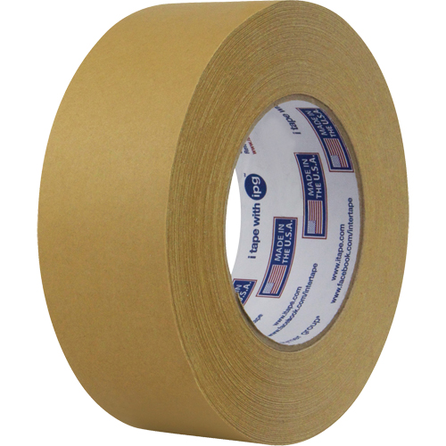 Utility Paper Flatback Tape, 48 mm (2") x 54.8 m (180'), Kraft Par Equipment