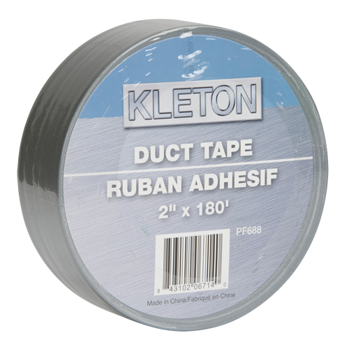 Ruban adh&eacute;sif de cat&eacute;gorie utilitaire, 9 mils, Argent, 50 mm (2") x 55 m (180') Par Equipment