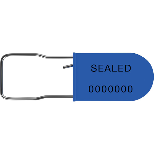 UniPad S Security Seals, 1-1/2", Metal/Plastic, Padlock Par Equipment