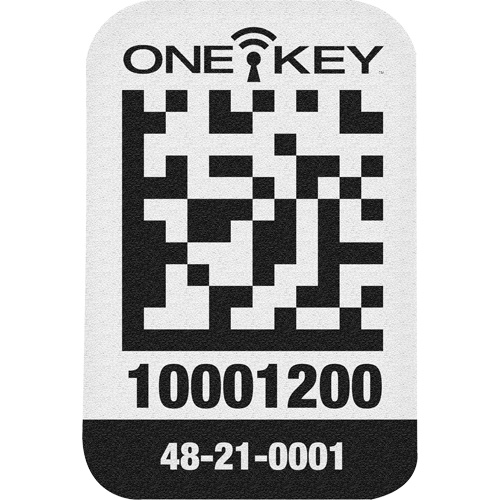 &eacute;tiquettes d'identification d'actifs One-Key Par Equipment